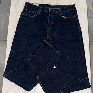 Hollister Men's Dark Blue Straight Jeans